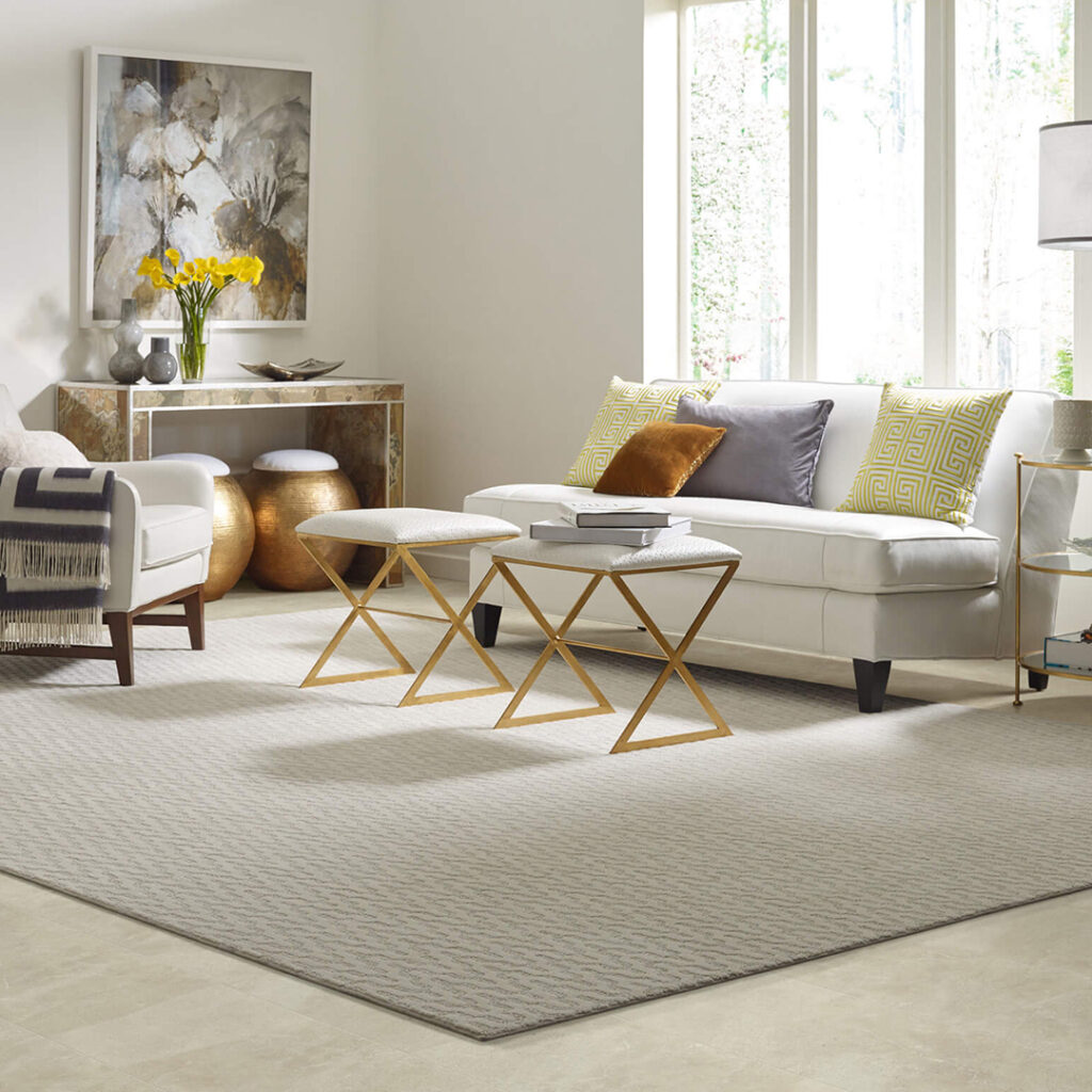 Carpet in Living Room | Leaf Floor Covering