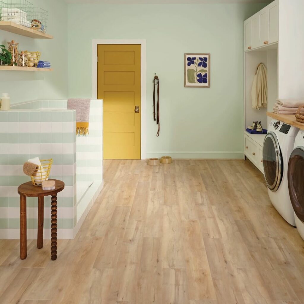 Laundry room flooring | Leaf Floor Covering