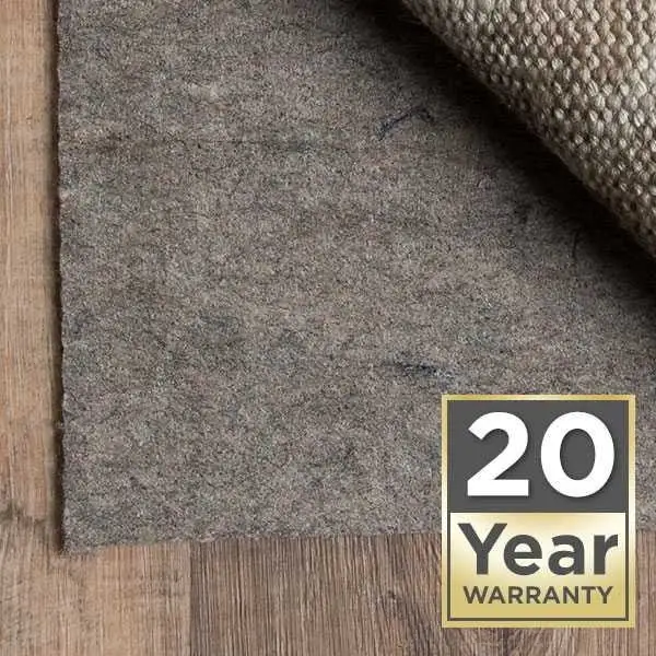 20 year warranty Area rug pad | Leaf Floor Covering