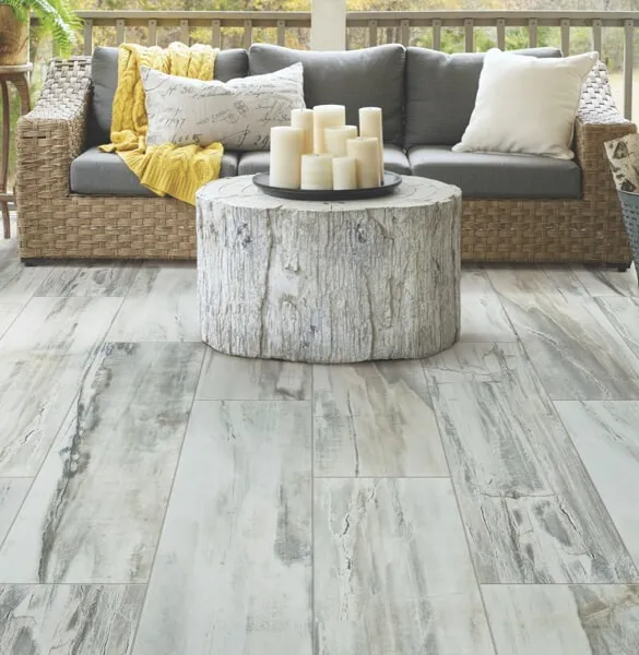 Tile floor | Leaf Floor Covering