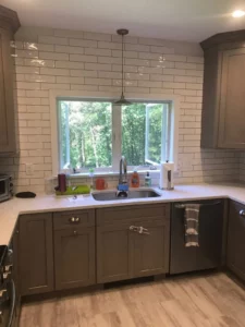 Kitchen backsplash | Leaf Floor Covering