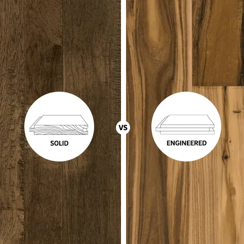 Solid engineered wood | Leaf Floor Covering